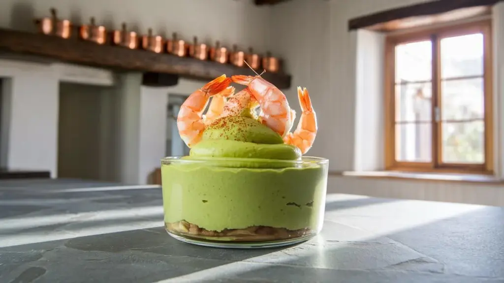 Avocadomousse med rejer: den elegante forret selv begyndere mestrer første gang
